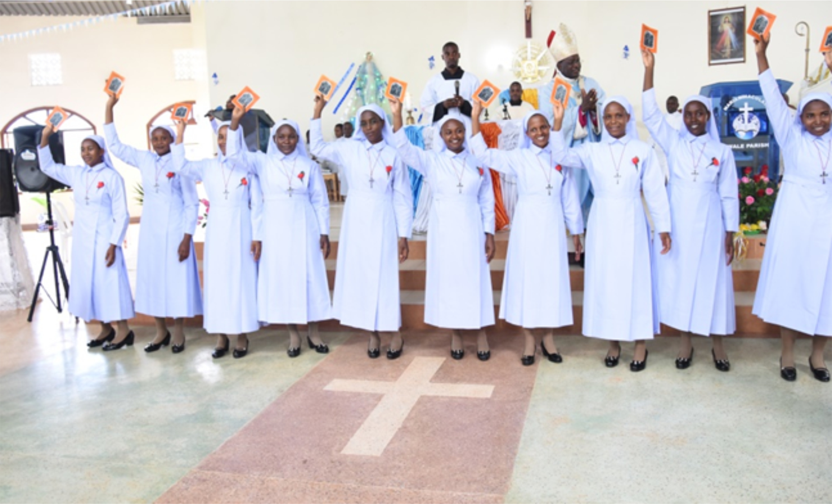 Sisters celebrating first Vows